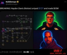 LIBRA 争议人物Hayden Davis传狙击YZY币，获利1200万美元